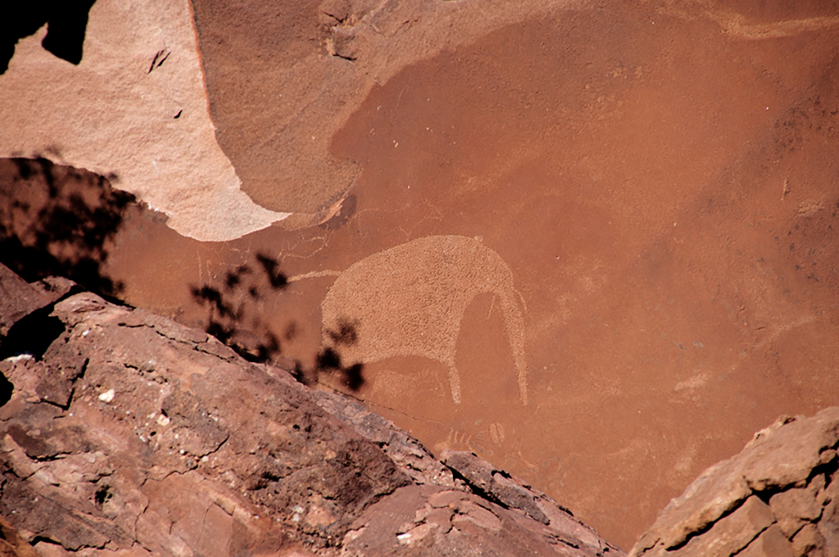 Bradshaw Foundation Rock Art Engraving Engravings Namibia Twyfelfontein /Ui- //aes UNESCO World Heritage Site Africa Rock Art Network RAN