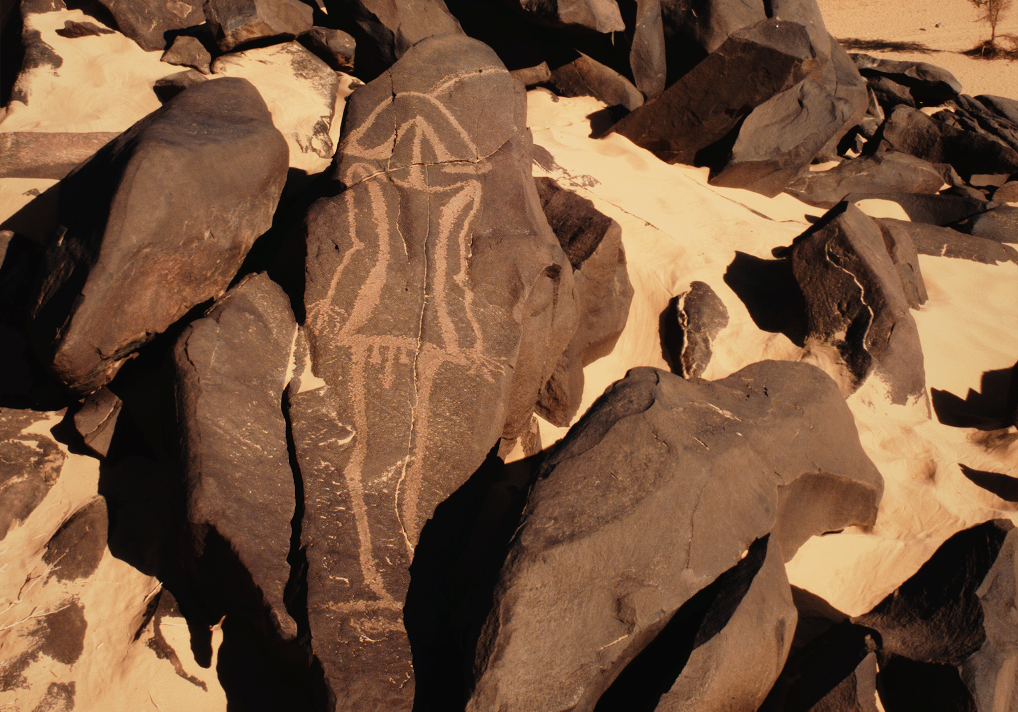 Standing figure at Anakom Niger Africa