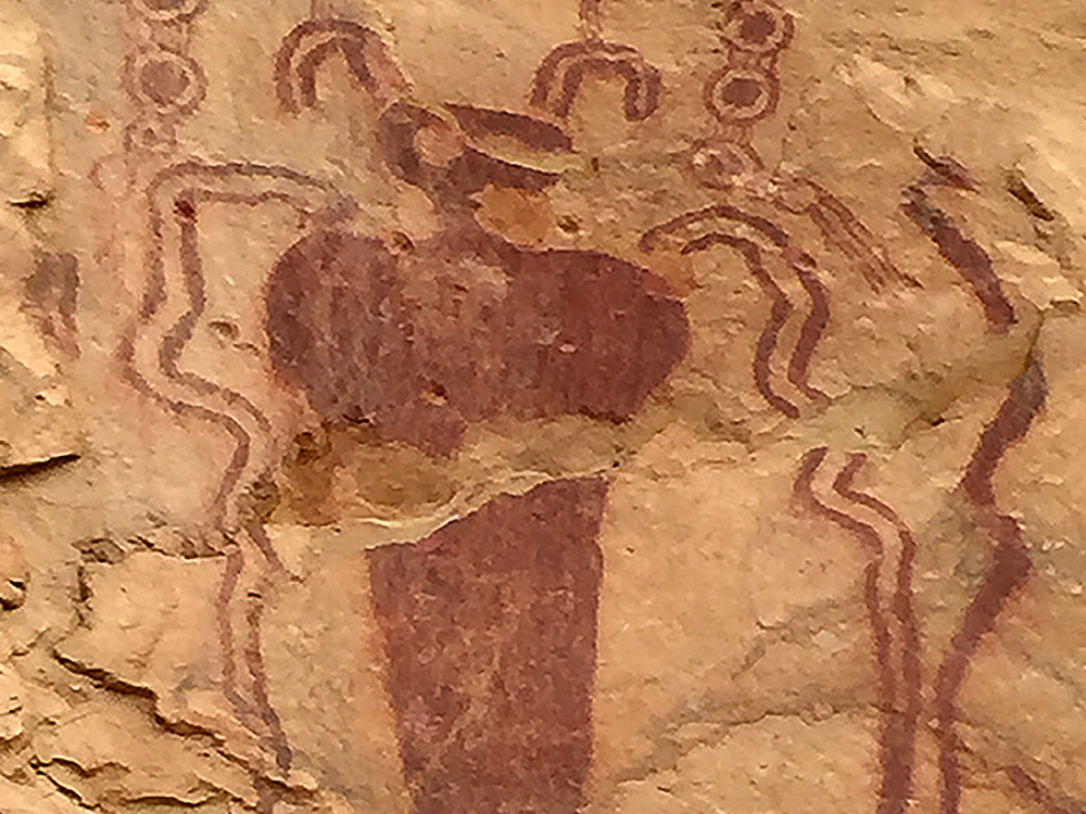 Rock Art Moab Region Utah Petroglyphs Pictographs America USA Archaeology Bradshaw Foundation