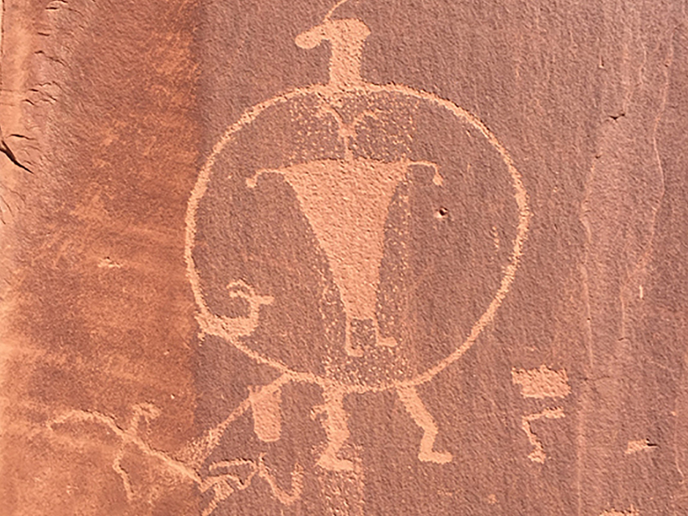 Rock Art Moab Region Utah Petroglyphs Pictographs America USA Archaeology Bradshaw Foundation