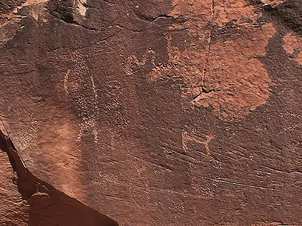 Rock Art Moab Region Utah Petroglyphs Pictographs America USA Archaeology Bradshaw Foundation