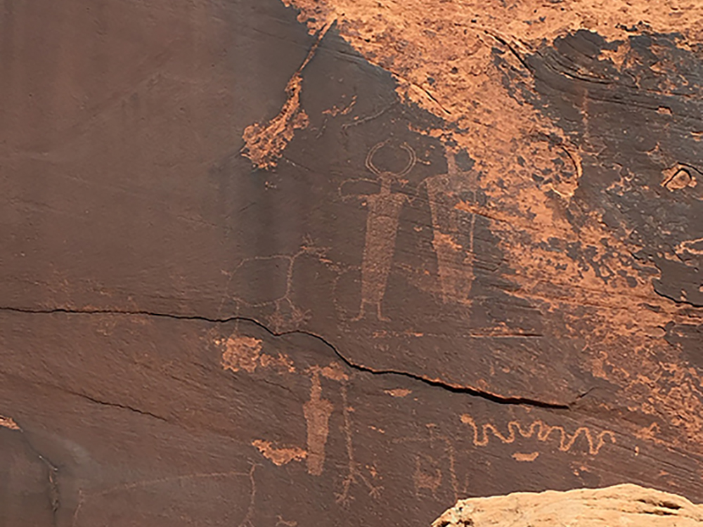 Rock Art Moab Region Utah Petroglyphs Pictographs America USA Archaeology Bradshaw Foundation