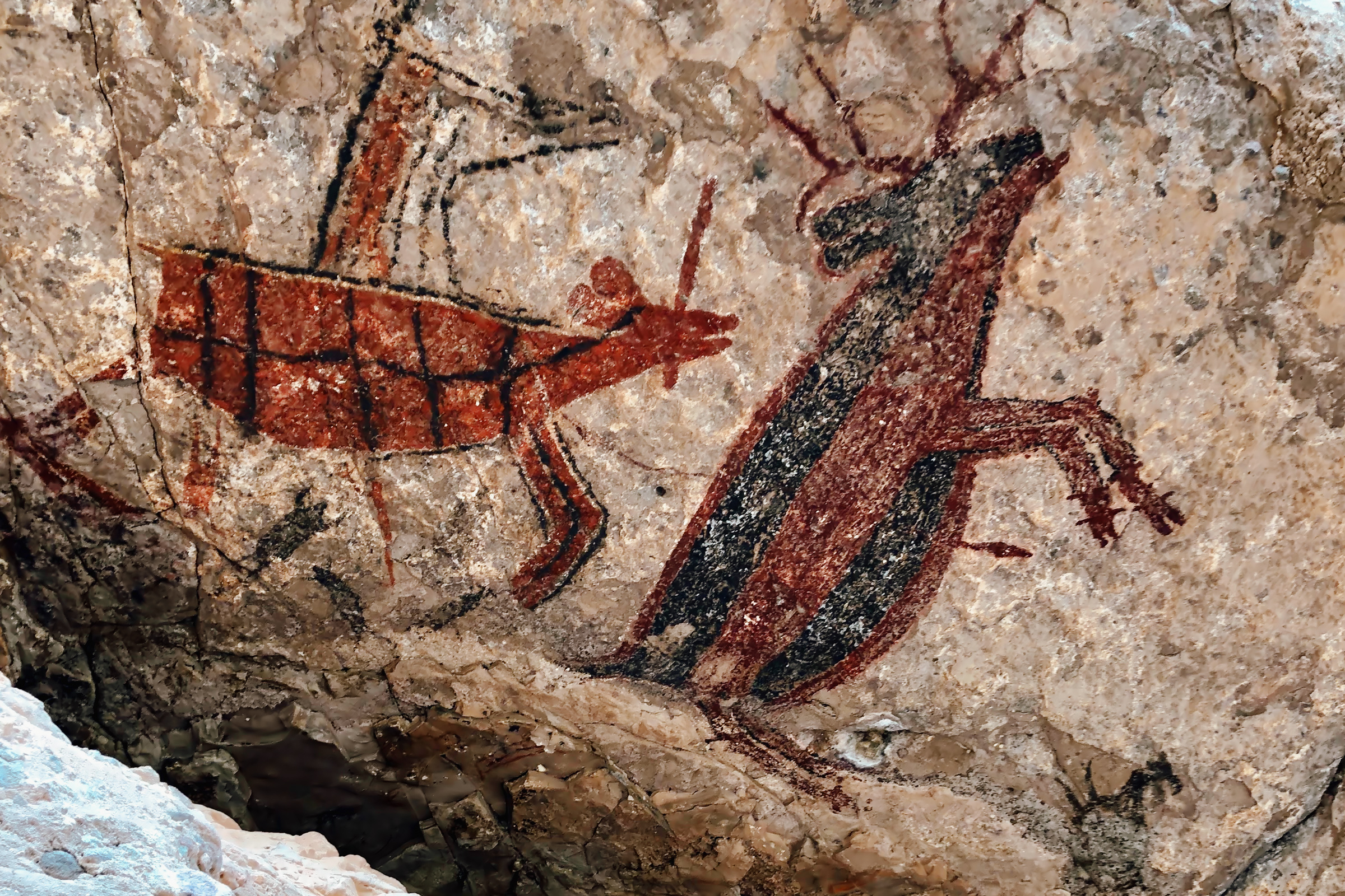 El Parral Baja California Mexico Rock Art Sierra de San Francisco Cave Paintings Great Murals