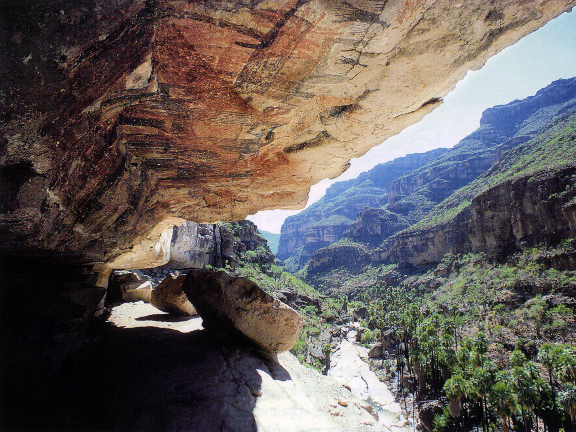 Cueva Pintada Cave Art Paintings Baja California Peninsula Mexico California