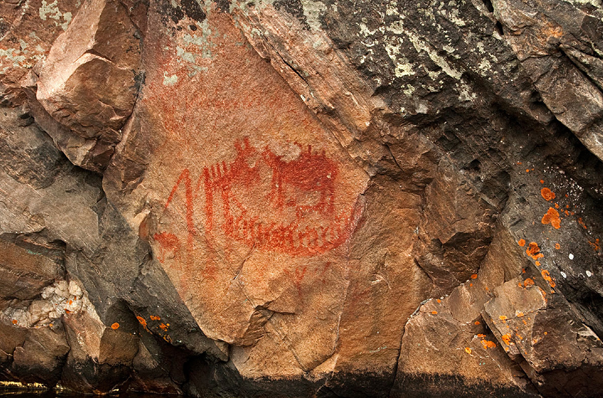 Pictograph vandalism