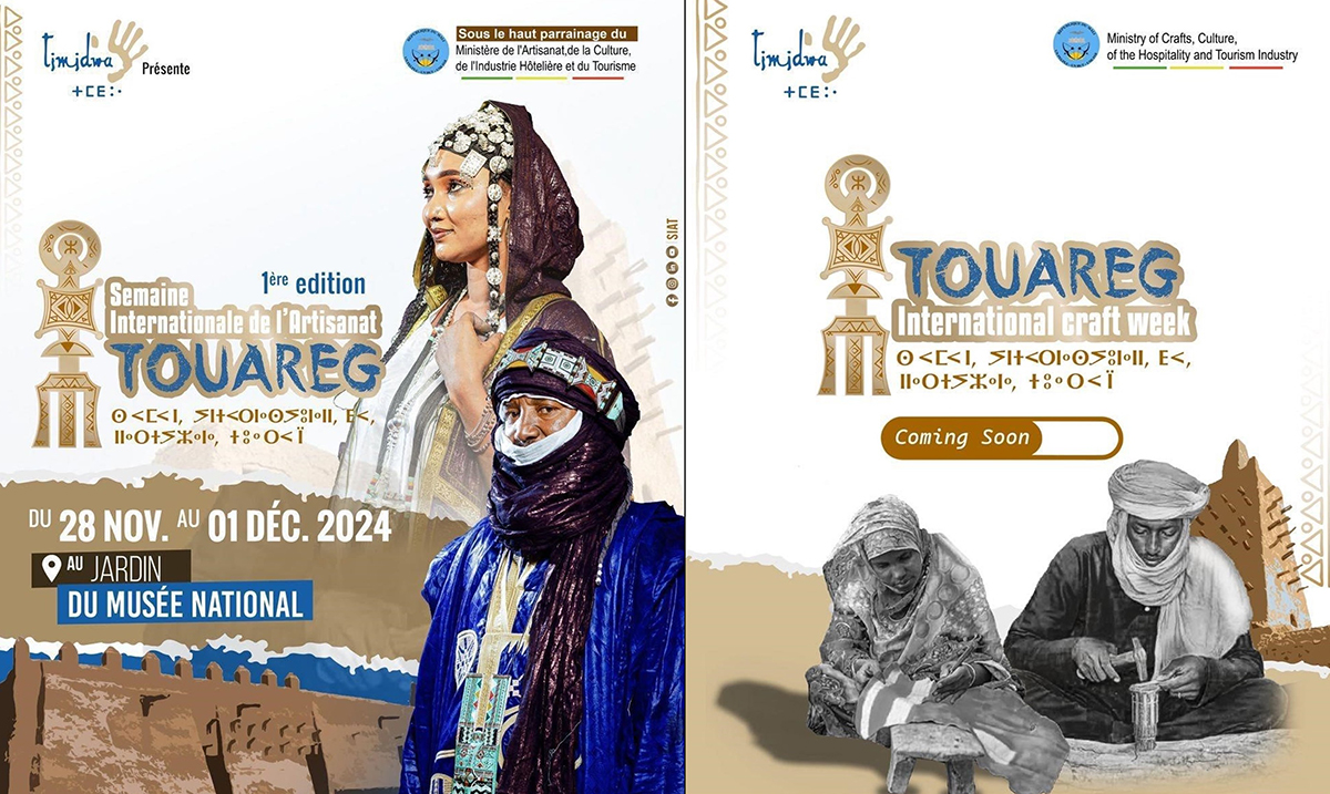 Mali International Tuareg Handicraft Week Association Timidwa artisans Bamako National Museum