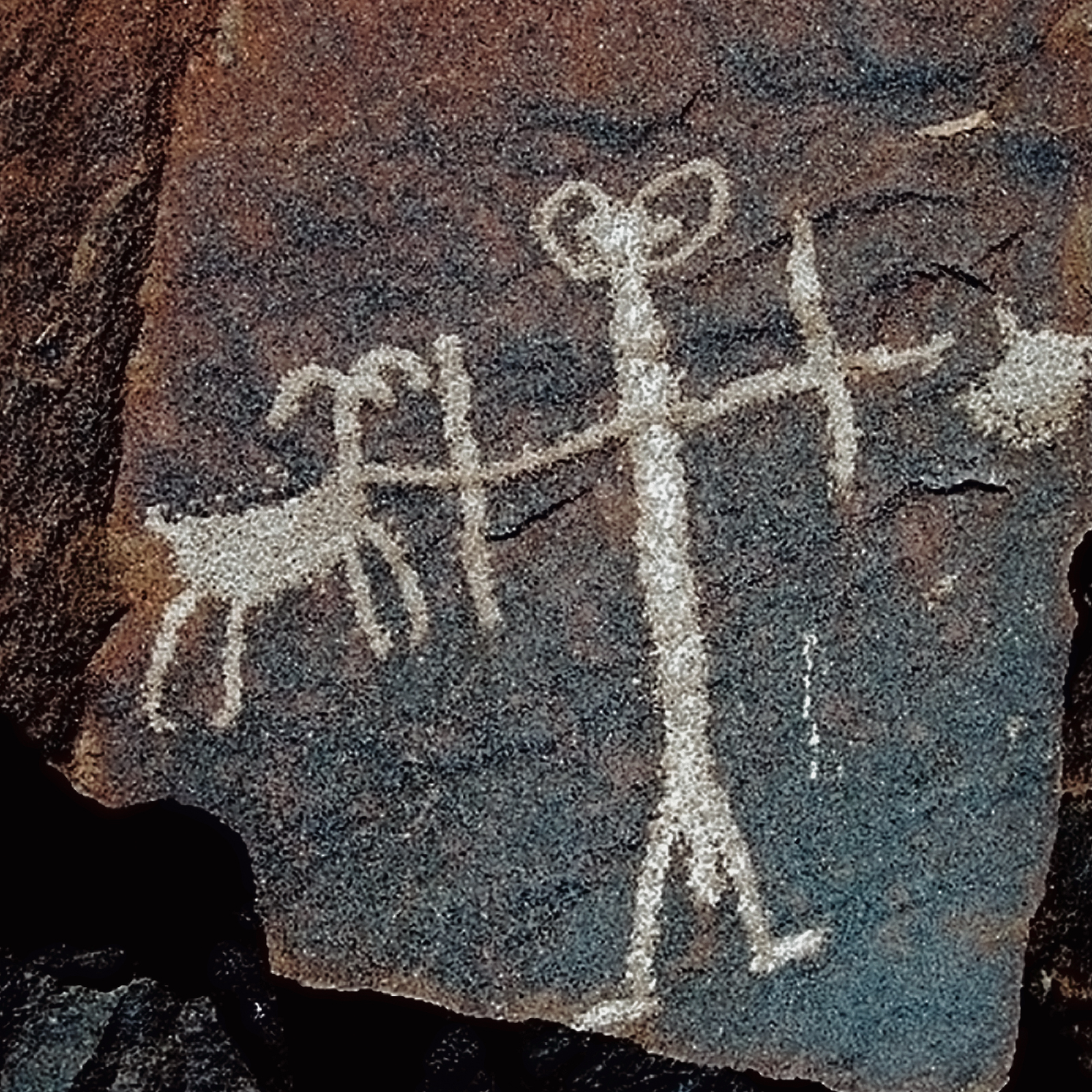 Rock Art Engravings Coso Range Petroglyphs Pictographs Bradshaw Foundation Archaeology Sheep Bighorn Cult California USA America United States Rockart