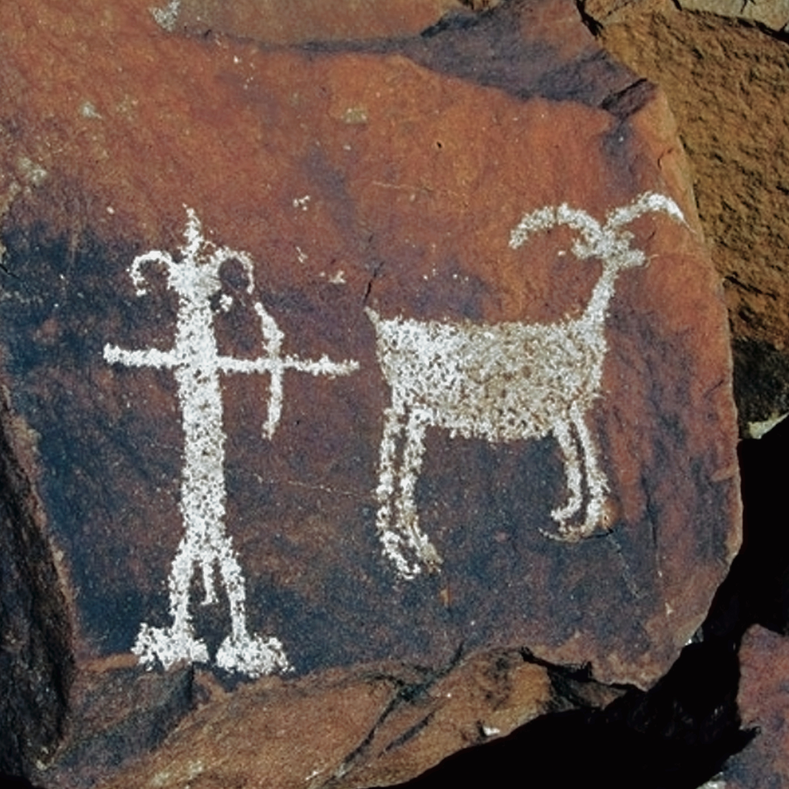 Rock Art Engravings Coso Range Petroglyphs Pictographs Bradshaw Foundation Archaeology Sheep Bighorn Cult California USA America United States Rockart