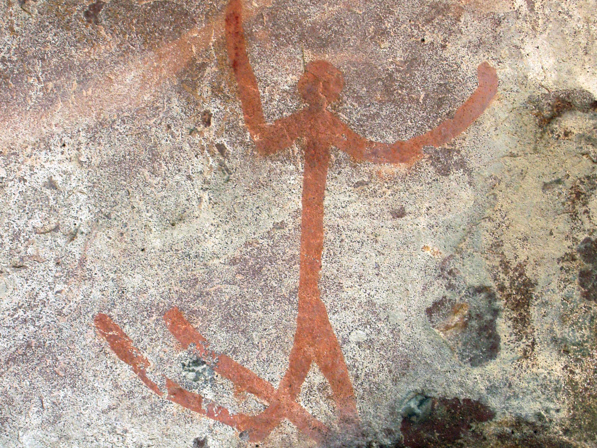 India Rock Art Cave Paintings Bhimbetka World Heritage List UNESCO Bradshaw Foundation