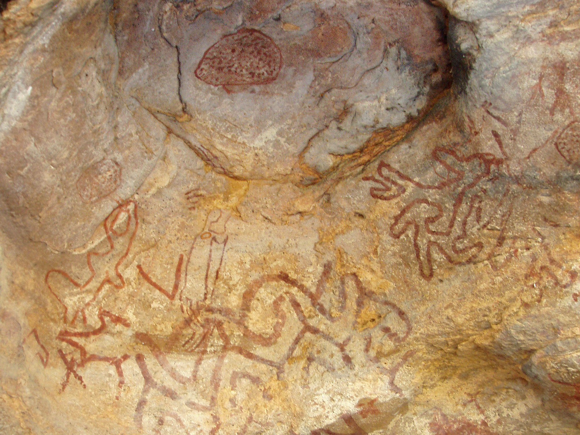 India Rock Art Cave Paintings Chaturbhujnath Nala Bradshaw Foundation