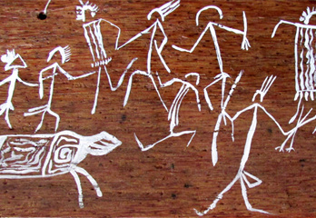 India Rock Art Paintings Contemporary Art