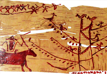 India Rock Art Paintings Contemporary Art