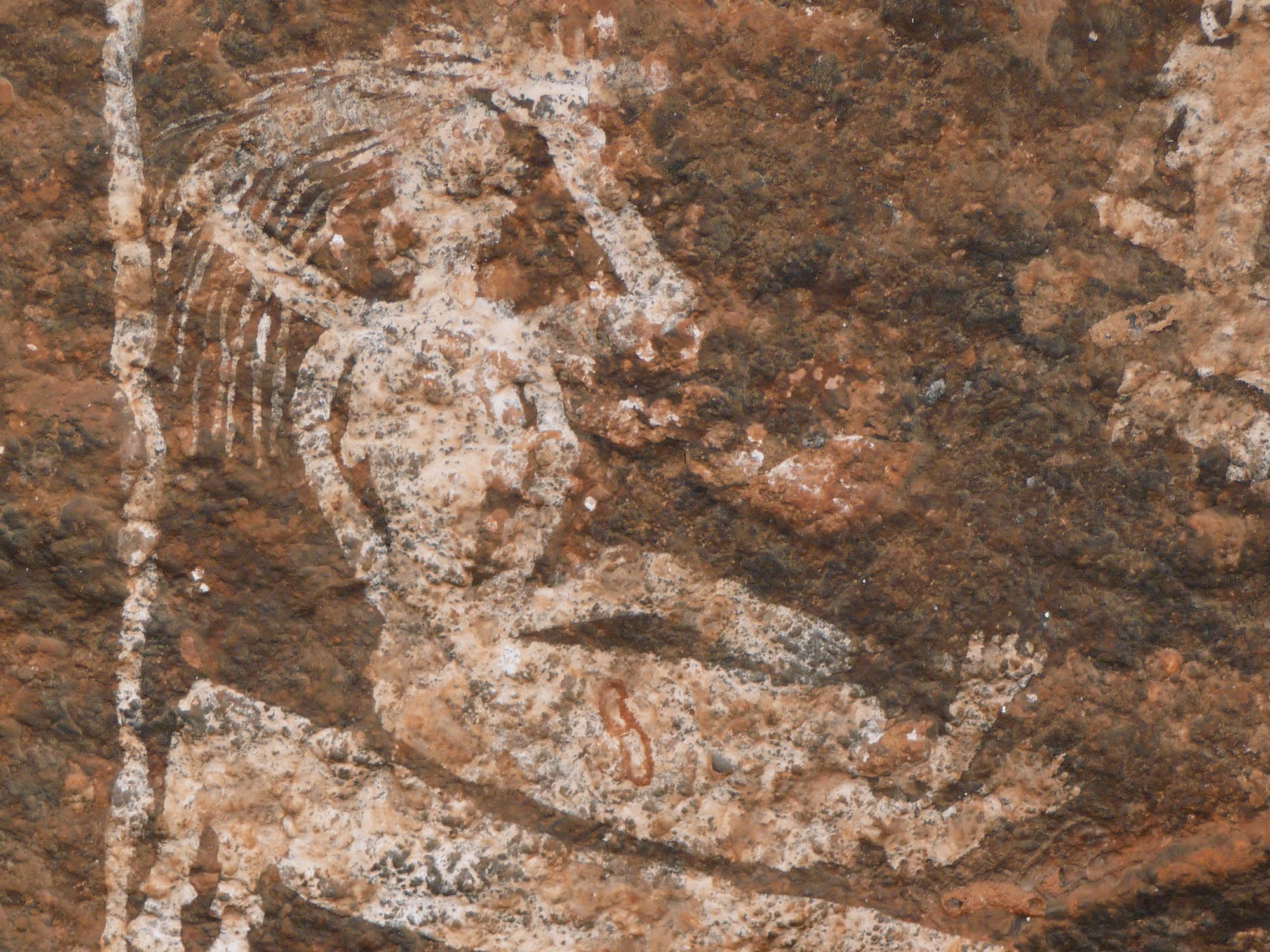 India Prehistoric Rock Art Paintings Pachmarhi Hills