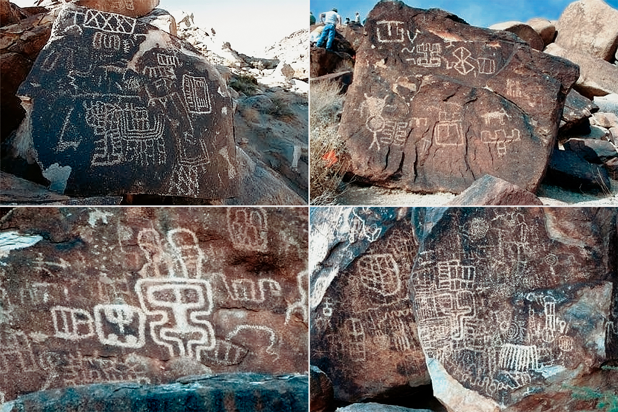 Grapevine Canyon Petroglyph Site Nevada Rock Art America United States USA Foundation Bradshaw Foundation