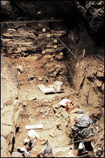 Denisova Cave Excavation