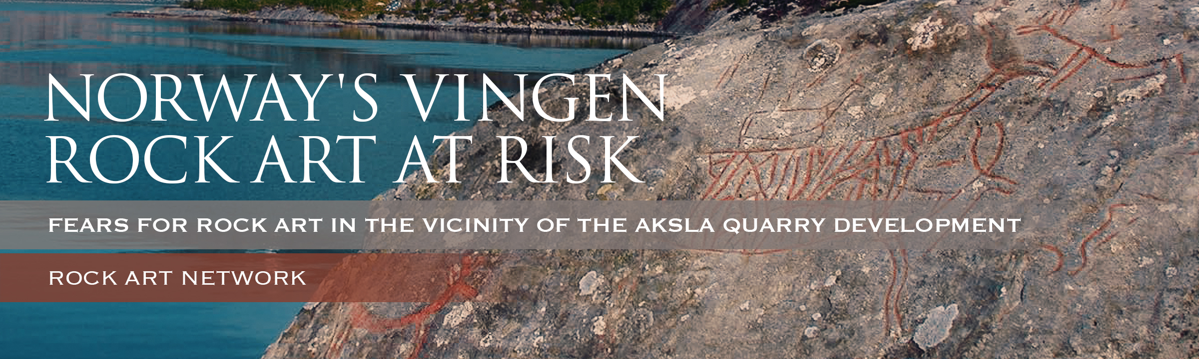 Norway Vingen rock art petroglyphs at risk