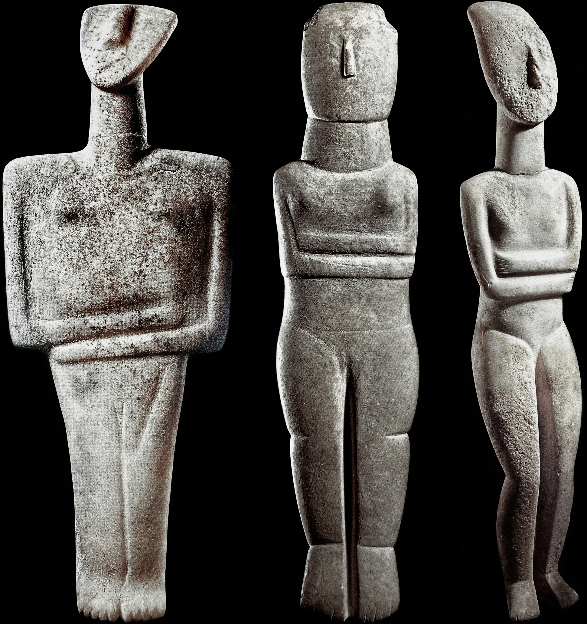 'Canonical Figure Cycladic Sculptures Greece Sculpture Art